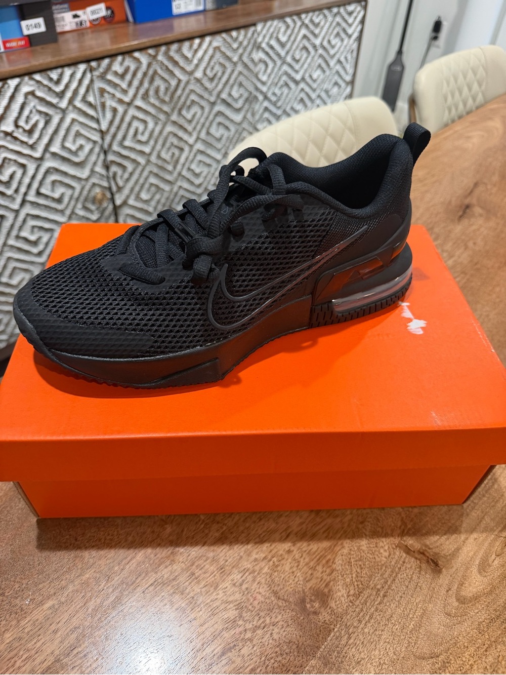 Nike Men’s Black Mesh Athletic Sneakers